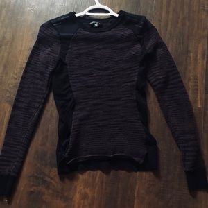 Dynamite Mesh Long Sleeve Top
